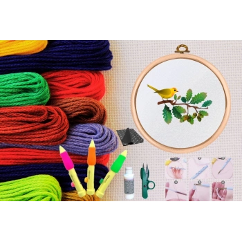 ÇOK SATAN Punch Seti Nakış Seti Kasnaklı Kendin Yap Seti Seri 31