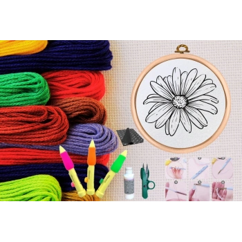 ÇOK SATAN Punch Seti Nakış Seti Kasnaklı Kendin Yap Seti Seri 32