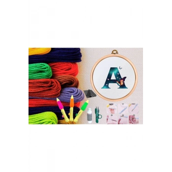 ÇOK SATAN Punch Seti Nakış Seti Kasnaklı Kendin Yap Seti Seri 34