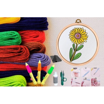 ÇOK SATAN Punch Seti Nakış Seti Kasnaklı Kendin Yap Seti Seri 36