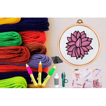 ÇOK SATAN Punch Seti Nakış Seti Kasnaklı Kendin Yap Seti Seri 37