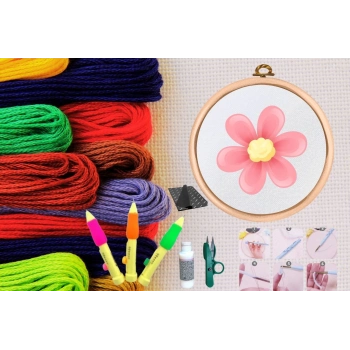 ÇOK SATAN Punch Seti Nakış Seti Kasnaklı Kendin Yap Seti Seri 38