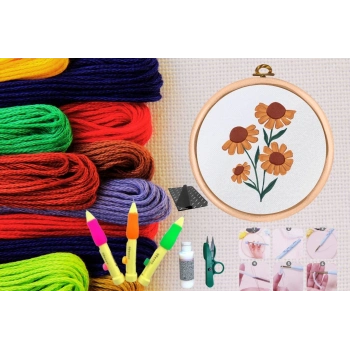 ÇOK SATAN Punch Seti Nakış Seti Kasnaklı Kendin Yap Seti Seri 41