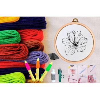 ÇOK SATAN Punch Seti Nakış Seti Kasnaklı Kendin Yap Seti Seri 43