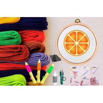 ÇOK SATAN Punch Seti Nakış Seti Kasnaklı Kendin Yap Seti Seri 48