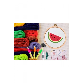 ÇOK SATAN Punch Seti Nakış Seti Kasnaklı Kendin Yap Seti Seri 6