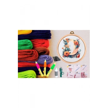 ÇOK SATAN Punch Seti Nakış Seti Kasnaklı Kendin Yap Seti Seri 63