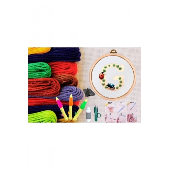 ÇOK SATAN Punch Seti Nakış Seti Kasnaklı Kendin Yap Seti Seri 69