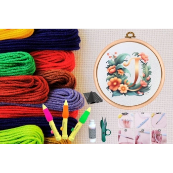 ÇOK SATAN Punch Seti Nakış Seti Kasnaklı Kendin Yap Seti Seri 73