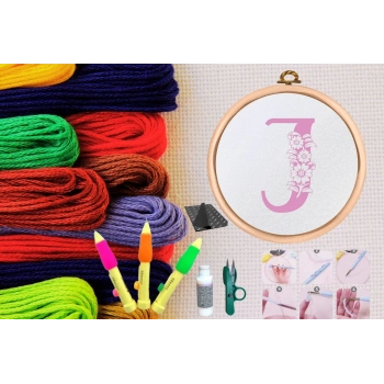 ÇOK SATAN Punch Seti Nakış Seti Kasnaklı Kendin Yap Seti Seri 74