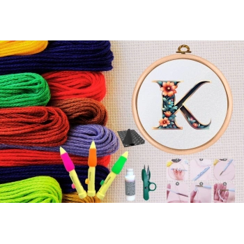 ÇOK SATAN Punch Seti Nakış Seti Kasnaklı Kendin Yap Seti Seri 76