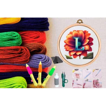 ÇOK SATAN Punch Seti Nakış Seti Kasnaklı Kendin Yap Seti Seri 79