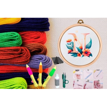 ÇOK SATAN Punch Seti Nakış Seti Kasnaklı Kendin Yap Seti Seri 81