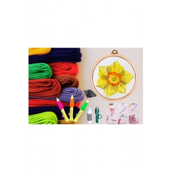 ÇOK SATAN Punch Seti Nakış Seti Kasnaklı Kendin Yap Seti Seri 86