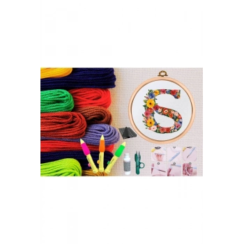 ÇOK SATAN Punch Seti Nakış Seti Kasnaklı Kendin Yap Seti Seri 89