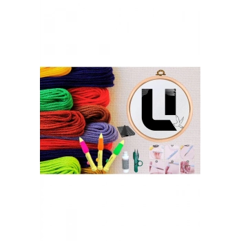 ÇOK SATAN Punch Seti Nakış Seti Kasnaklı Kendin Yap Seti Seri 91