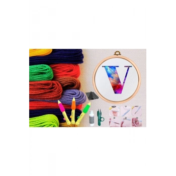 ÇOK SATAN Punch Seti Nakış Seti Kasnaklı Kendin Yap Seti Seri 94