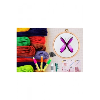 ÇOK SATAN Punch Seti Nakış Seti Kasnaklı Kendin Yap Seti Seri 99