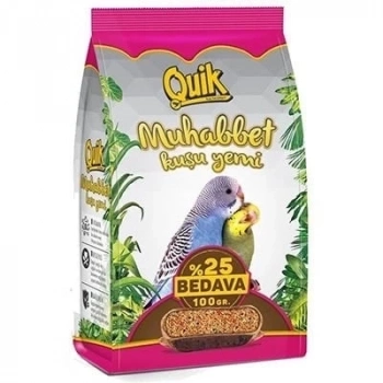 ÇOK SATAN Quik Muhabbet Kuşu Yemi 500 Gr
