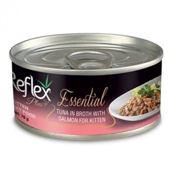ÇOK SATAN Reflex Plus Ton Balık ve Somonlu Yavru Konserve Kedi Maması 70 Gr