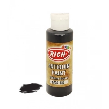 ÇOK SATAN Rich 1606 Siyah 120 ml Eskitme Ahşap Boyası