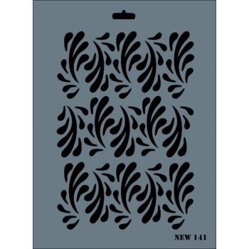 ÇOK SATAN Rich New Seri N-141 Stencil 35x25 cm