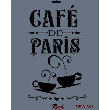 ÇOK SATAN Rich New Seri N-341 Stencil 35x25 cm