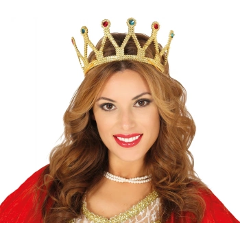 ÇOK SATAN Rönesans Kraliçe Tacı Altın Renk