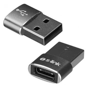 ÇOK SATAN S-link Sl-ta28m Otg Çevirici Type-c Dişi To Usb Erkek Metal Gövdeli