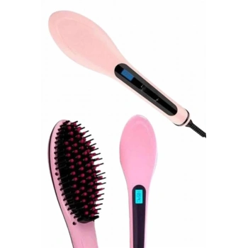 ÇOK SATAN Saç Düzleştirici Tarak Dijital Göstergeli Seramik Kaplama Sıkı Dişli