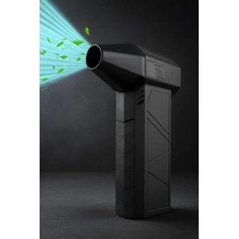 ÇOK SATAN Şarjlı Mini Turbo Jet Şiddetli Fan Vantilatör Yüksek Hızlı Fanı Güçlü Hava Üfleyici Araç Süpürgesi