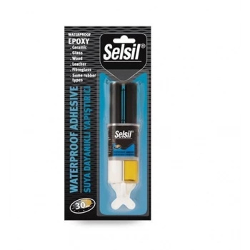 ÇOK SATAN Selsil Suya Dayanıklı Epoksi Şeffaf Yapıştırıcı 28 gr