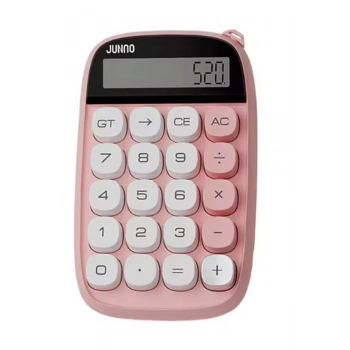 ÇOK SATAN Sevimli Kare Tuşlu 10 Haneli Ldc Ekran Hesap Makinası Pembe