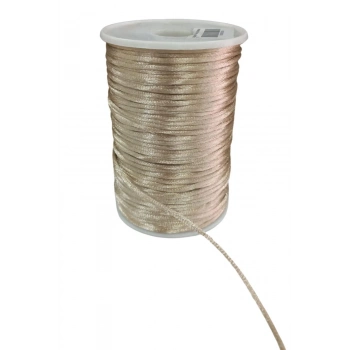 ÇOK SATAN Sıçan Kuyruğu ip Floş 0,5 mm Bej 10 Metre