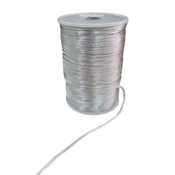 ÇOK SATAN Sıçan Kuyruğu ip Floş 0,5 mm Gümüş 5 Metre