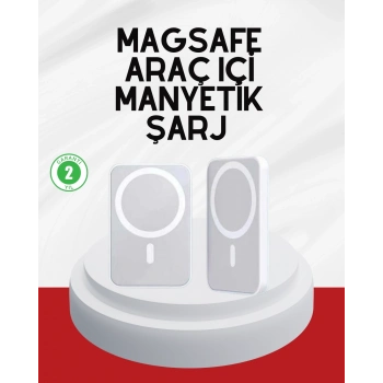 ÇOK SATAN Şık Tasarımlı MagSafe Araç Telefon Tutucu Type-C Girişli