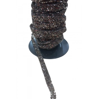 ÇOK SATAN Silikonlu Yapıştırma Taş Şerit 2 cm Siyah 5 Metre