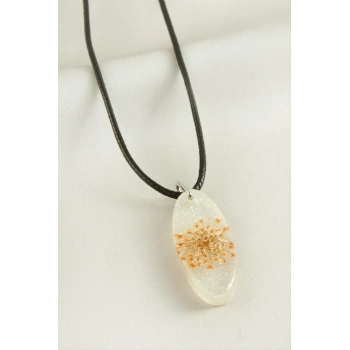 ÇOK SATAN Sultanotu Elips Epoksi Kolye