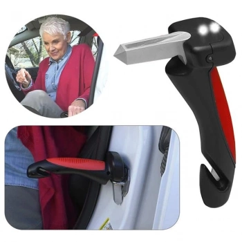 ÇOK SATAN Sunup Sn-26713 Araç İniş Destek Kolu Cam Kırıcı Fener Emniyet Kemeri Kesici Çok Fonksiyonlu