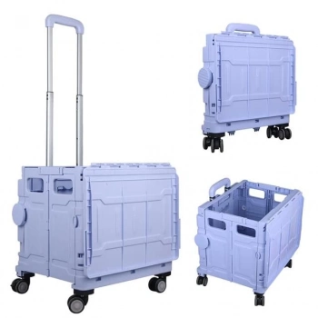 ÇOK SATAN Sunup Sn-26967 Katlanabilir Market Pazar Kamp Tekerlekli Alışveriş Arabası 60kg Kapasiteli