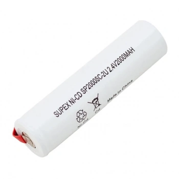 ÇOK SATAN Supex Üst Üste Dik 2li 2.4v 2000mah Süpürge Pili