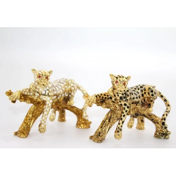 ÇOK SATAN Swarovski Taşlı Tekli Leopar Model 3
