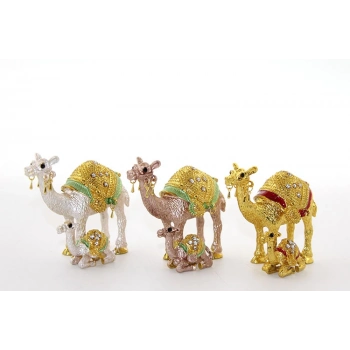 ÇOK SATAN Swarovski Yavrulu Deve Model 2