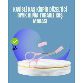 ÇOK SATAN Tarak ve Fırça Başlıklı Kaş Şekillendirme Makası