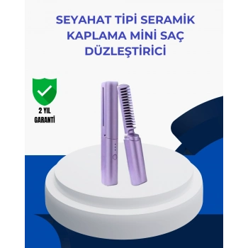 ÇOK SATAN Taşınabilir Saç Düzleştirici Tarak – Ayarlanabilir Isı Kontrollü
