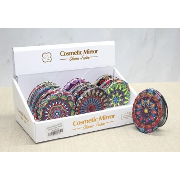 ÇOK SATAN Taşlı El Aynası Oval İnce Model 4