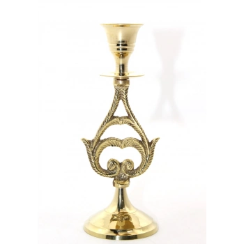 ÇOK SATAN Tekli Pirinç Şamdan Model 6