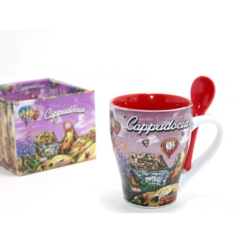 ÇOK SATAN Tekli Yöresel Kupa Bardak Model 10