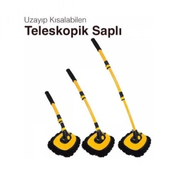 ÇOK SATAN Teleskopik Saplı Kuru Islak Oto Yıkama Fırçası