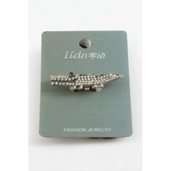 ÇOK SATAN Timsah Taşlı Lastikli Toka